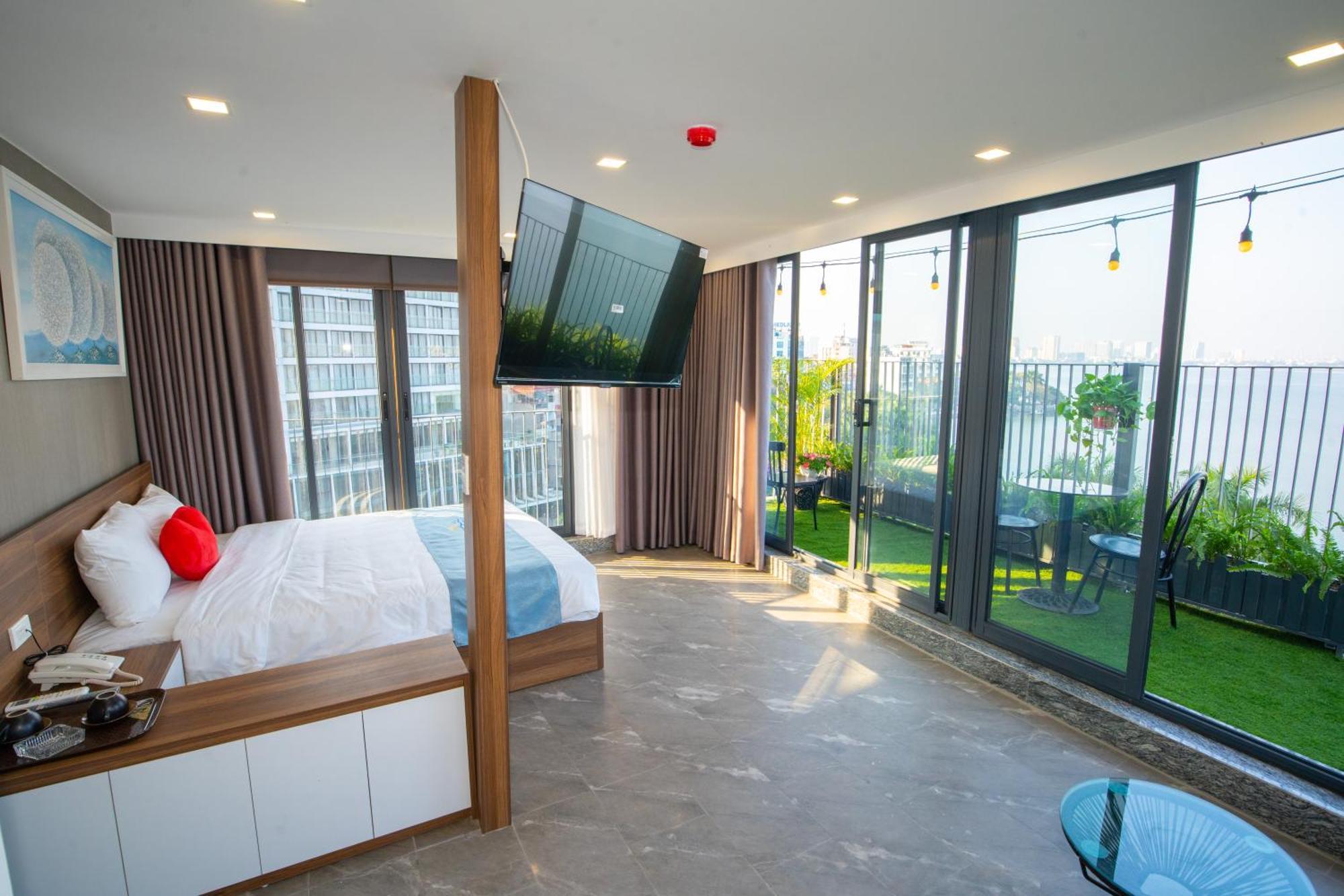 Lake View Hotel Hanoi Bagian luar foto